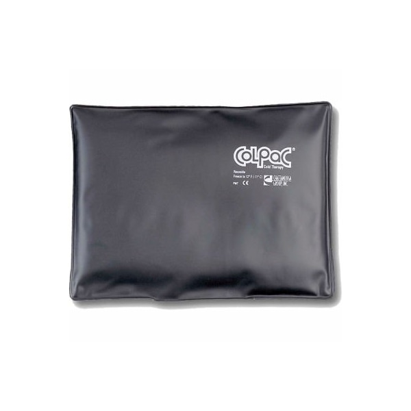 ColPaC Heavy-Duty Black Urethane Reusable Cold Pack, Standard 10" x 13-1/2", 12/PK